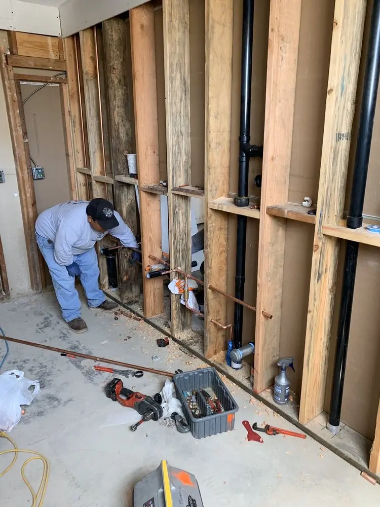 Commercial rough-in plumbing for Gas Line Repair in Arlington Park